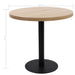 Masă de bistro, maro deschis, 80 cm, MDF - WALTI WALTI
