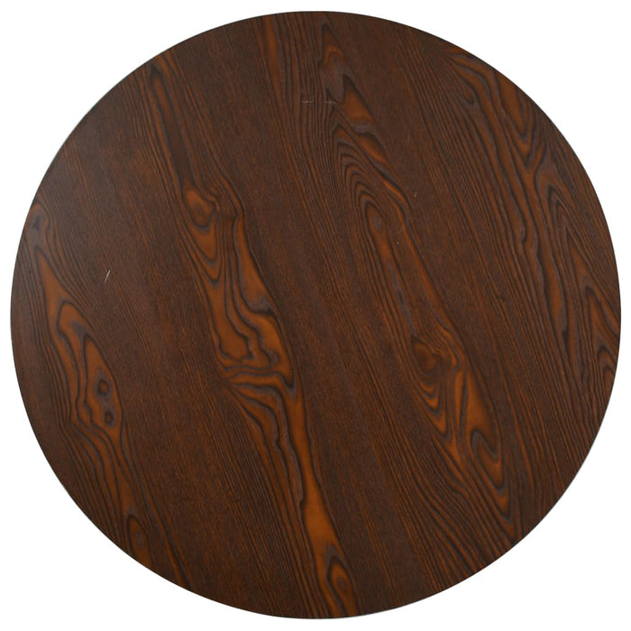 Masă de bistro, maro închis, 80 cm, MDF WALTI