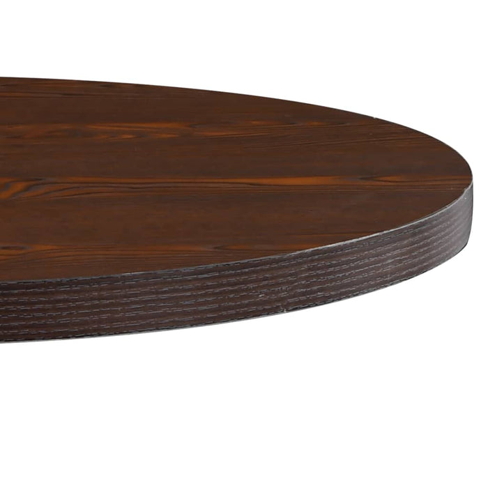 Masă de bistro, maro închis, 80 cm, MDF WALTI