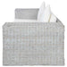 Set de canapea cu perne, 2 piese, gri, ratan natural - WALTI WALTI