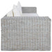 Set de canapea cu perne, 2 piese, gri, ratan natural - WALTI WALTI
