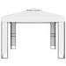 Pavilion cu acoperiș dublu, alb, 3 x 3 m - WALTI WALTI