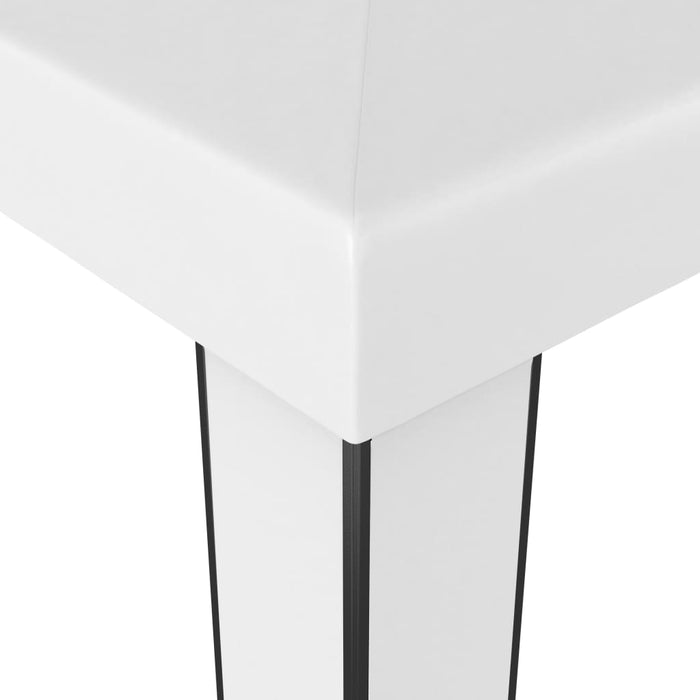 Pavilion cu acoperiș dublu, alb, 3 x 6 m - WALTI WALTI