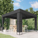 Pavilion cu acoperiș dublu, antracit, 3 x 3 m - WALTI WALTI