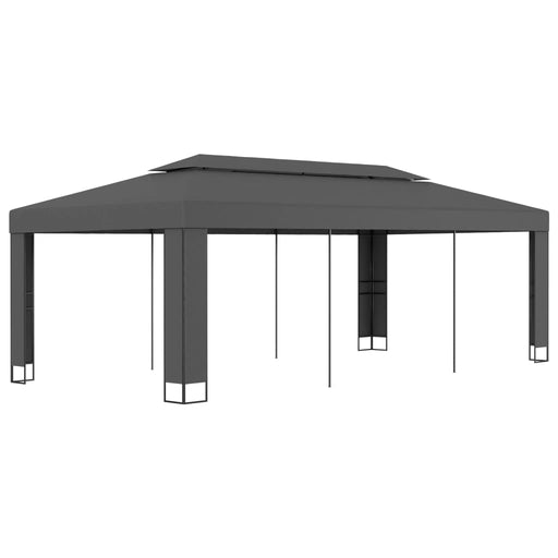 Pavilion cu acoperiș dublu, antracit, 3 x 6 m - WALTI WALTI