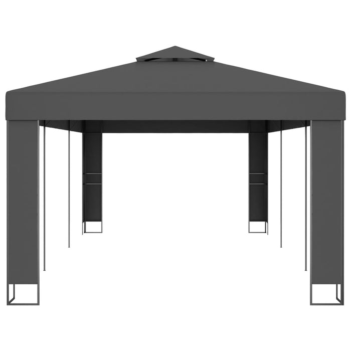 Pavilion cu acoperiș dublu, antracit, 3 x 6 m - WALTI WALTI