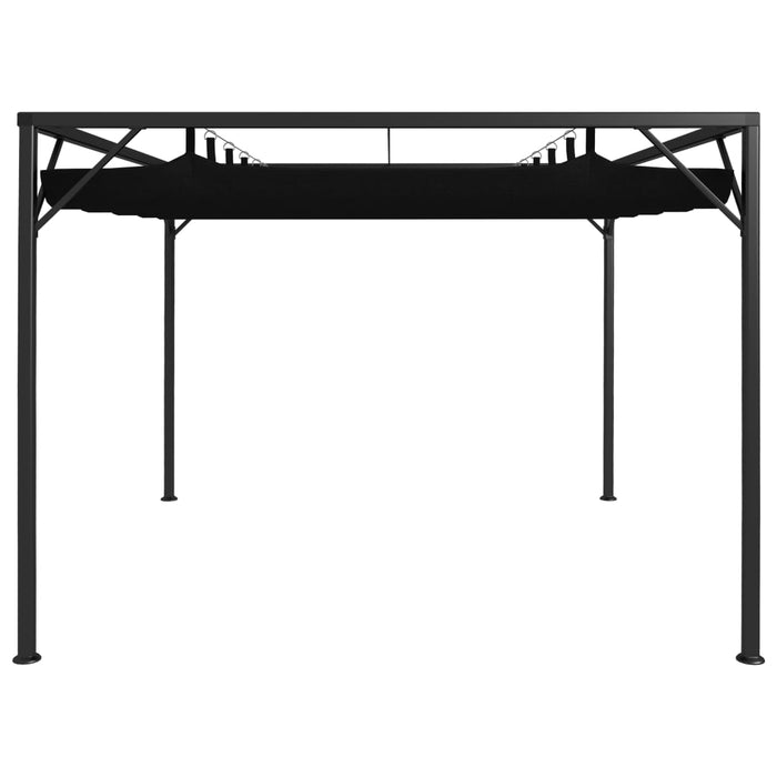 Pavilion de grădină cu acoperiș retractabil, antracit, 3 x 3 m - WALTI WALTI