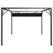 Pavilion de grădină cu acoperiș retractabil, antracit, 3 x 3 m - WALTI WALTI