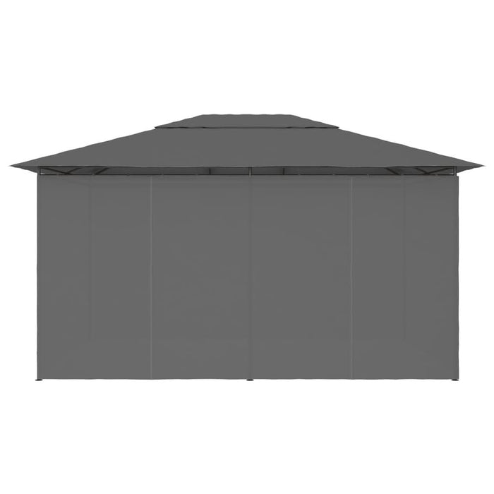 Cort de grădină cu perdele, antracit, 4 x 3 m - WALTI WALTI