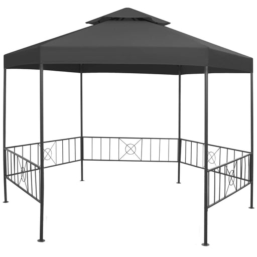 Pavilion de grădină, antracit, 323x275x265 cm - WALTI WALTI