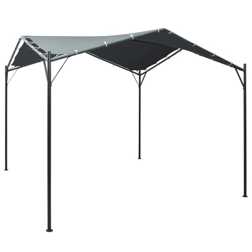 Pavilion cort foișor copertină, antracit, 3 x 3 m, oțel - WALTI WALTI