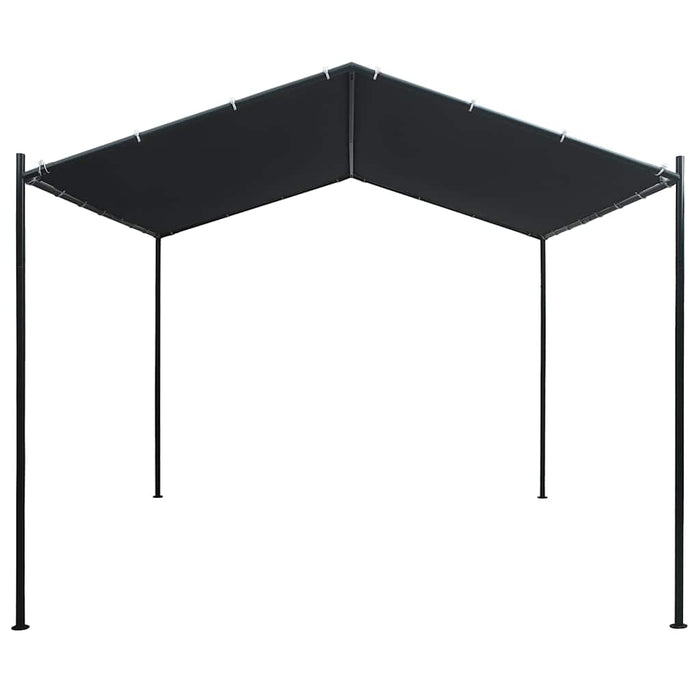 Pavilion cort foișor copertină, antracit, 3 x 3 m, oțel WALTI
