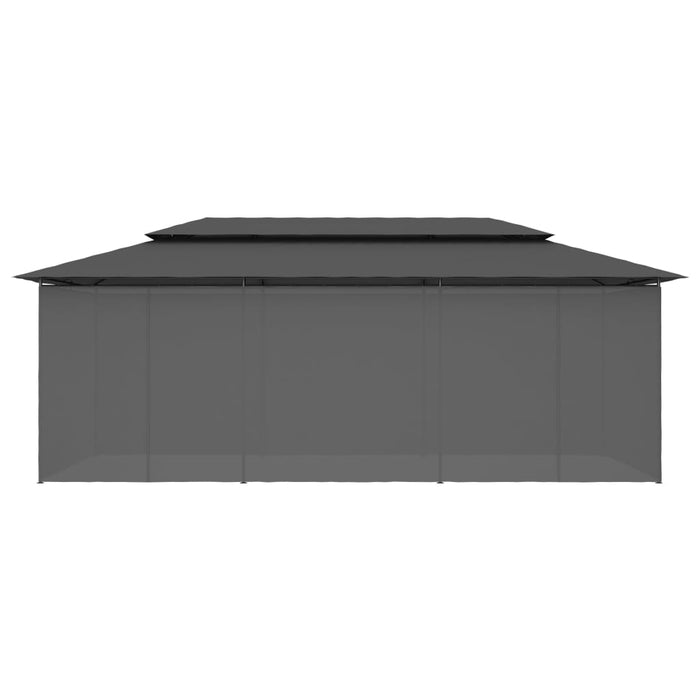 Pavilion cu perdele, antracit, 600 x 298 x 270 cm - WALTI WALTI