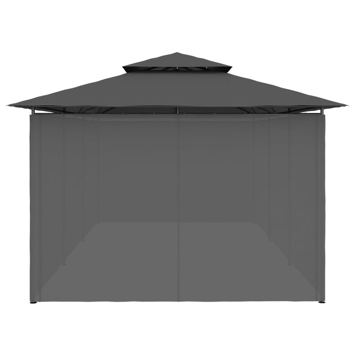 Pavilion cu perdele, antracit, 600 x 298 x 270 cm - WALTI WALTI