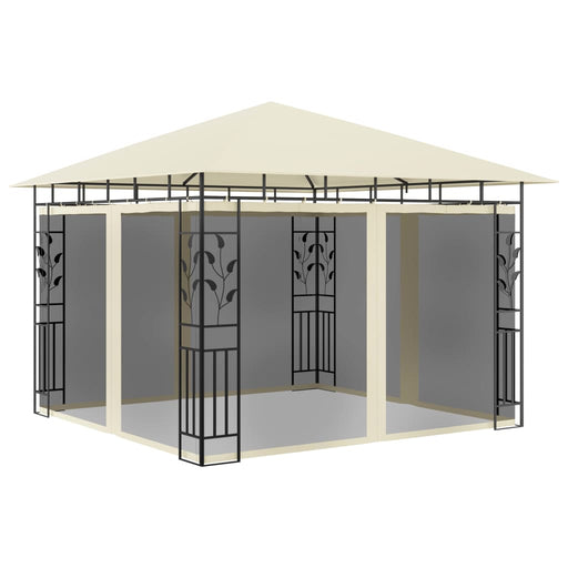 Pavilion cu plasă anti-țânțari, crem, 3x3x2,73 m, 180 g/m² - WALTI WALTI