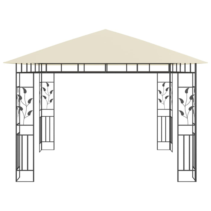 Pavilion cu plasă anti-țânțari, crem, 3x3x2,73 m, 180 g/m² - WALTI WALTI