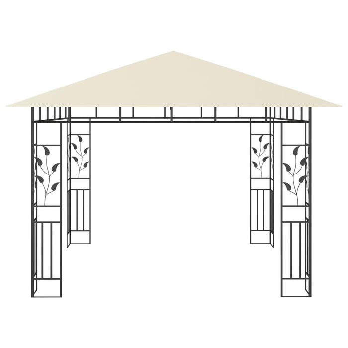 Pavilion cu plasă anti-țânțari, crem, 3x3x2,73 m, 180 g/m² - WALTI WALTI