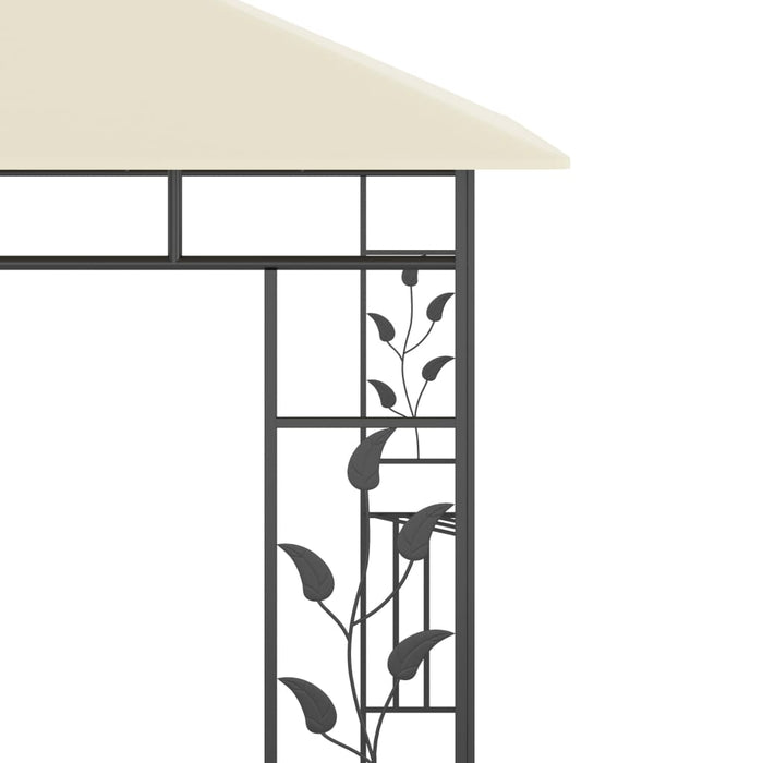 Pavilion cu plasă anti-țânțari, crem, 3x3x2,73 m, 180 g/m² - WALTI WALTI