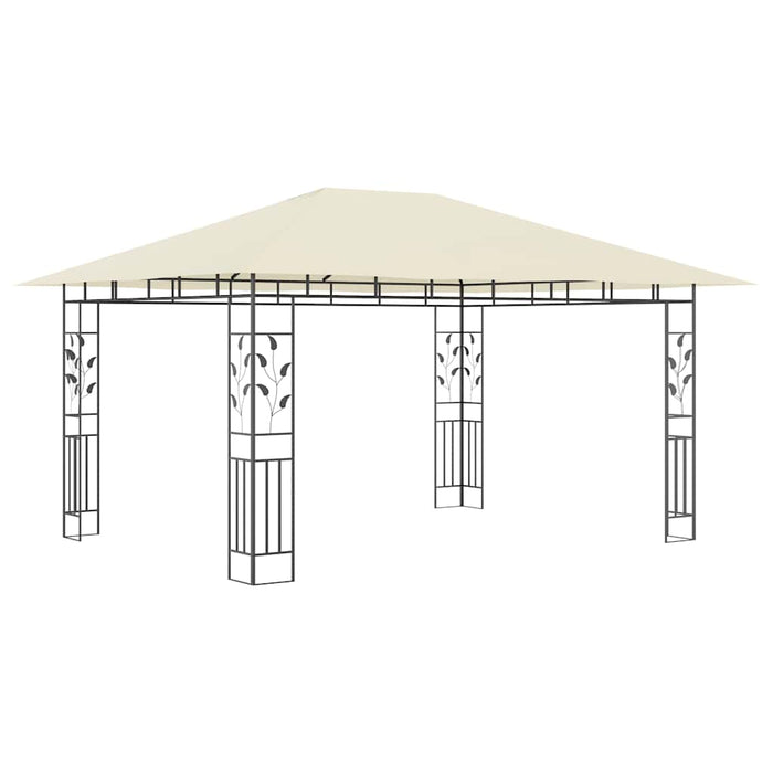 Pavilion cu plasă anti-țânțari, crem, 4x3x2,73 m, 180 g/m² - WALTI WALTI