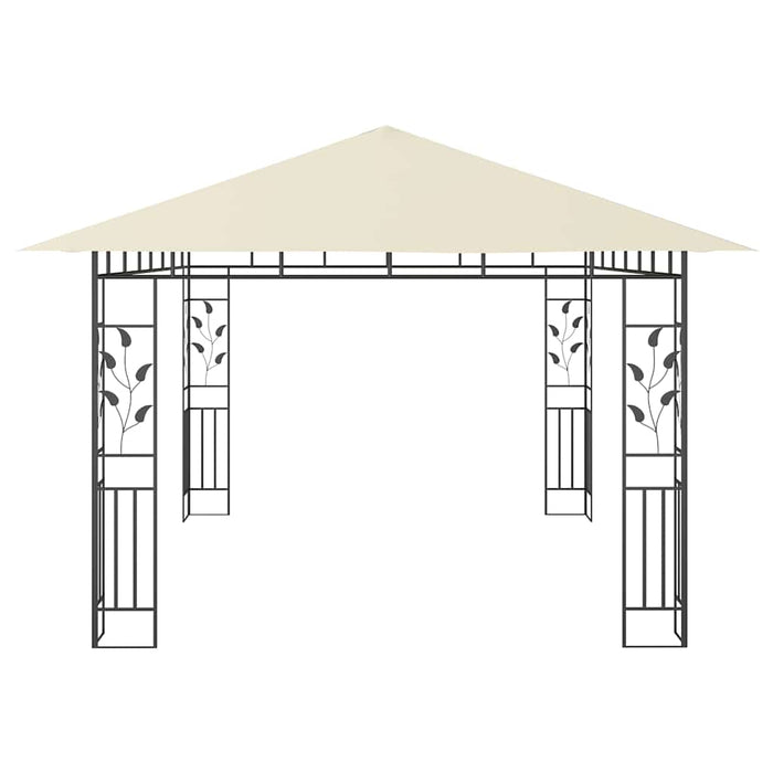 Pavilion cu plasă anti-țânțari, crem, 4x3x2,73 m, 180 g/m² - WALTI WALTI