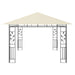 Pavilion cu plasă anti-țânțari, crem, 4x3x2,73 m, 180 g/m² - WALTI WALTI