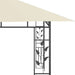 Pavilion cu plasă anti-țânțari, crem, 4x3x2,73 m, 180 g/m² - WALTI WALTI