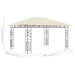 Pavilion cu plasă anti-țânțari, crem, 4x3x2,73 m, 180 g/m² - WALTI WALTI