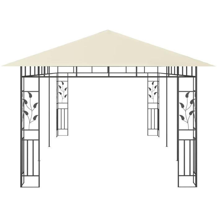 Pavilion cu plasă anti-țânțari, crem, 6 x 3 x 2,73 m - WALTI WALTI
