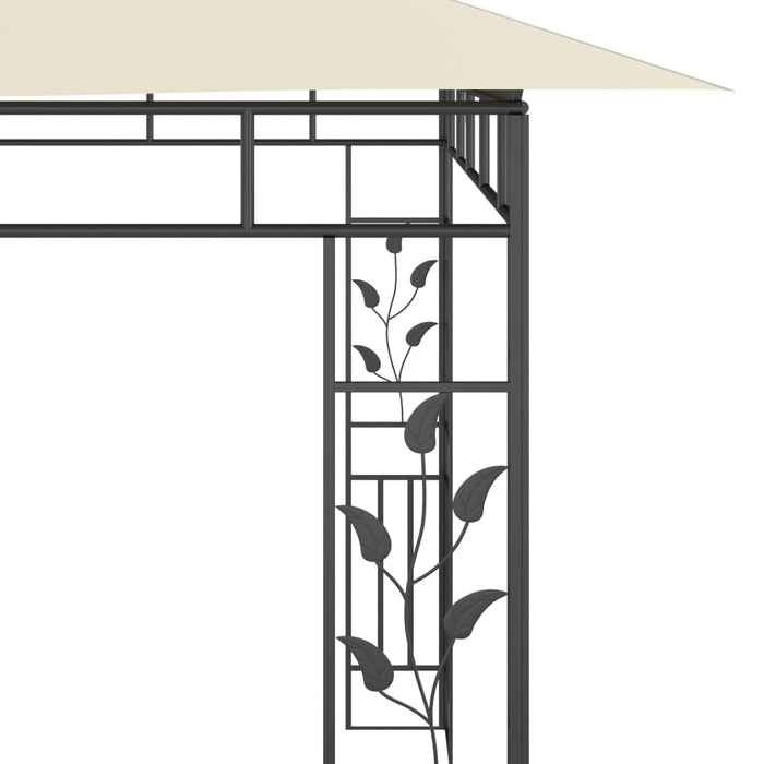 Pavilion cu plasă anti-țânțari, crem, 6 x 3 x 2,73 m - WALTI WALTI