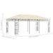 Pavilion cu plasă anti-țânțari, crem, 6 x 3 x 2,73 m - WALTI WALTI