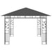 Pavilion cu plasă anti-țânțari, antracit, 3x3x2,73 m, 180 g/m² - WALTI WALTI