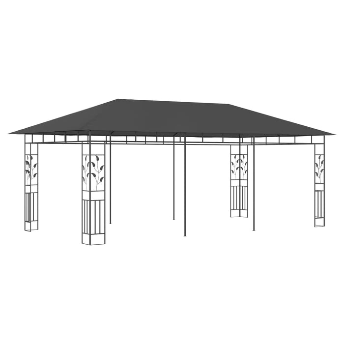 Pavilion cu plasă anti-țânțari, antracit, 6 x 3 x 2,73 m - WALTI WALTI