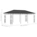 Pavilion cu plasă anti-țânțari, antracit, 6 x 3 x 2,73 m - WALTI WALTI