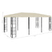 Pavilion, crem, 3 x 6 m - WALTI WALTI