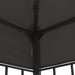 Pavilion, antracit, 3 x 3 m - WALTI WALTI