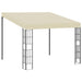 Pavilion de perete, crem, 3 x 3 m, material textil - WALTI WALTI