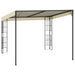 Pavilion de perete, crem, 3 x 3 m, material textil - WALTI WALTI