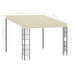 Pavilion de perete, crem, 3 x 3 m, material textil - WALTI WALTI