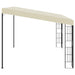 Pavilion de perete, crem, 3 x 4 m, material textil - WALTI WALTI