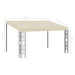 Pavilion de perete, crem, 3 x 4 m, material textil - WALTI WALTI