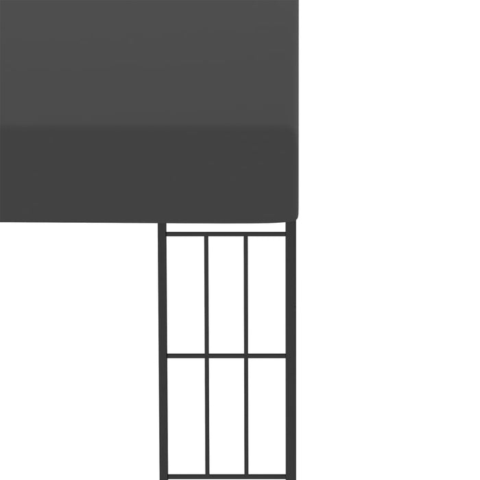 Pavilion de perete, antracit, 3 x 4 m, material textil - WALTI WALTI