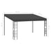 Pavilion de perete, antracit, 3 x 4 m, material textil - WALTI WALTI