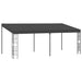 Pavilion de perete, antracit, 3 x 6 m, material textil - WALTI WALTI