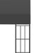 Pavilion de perete, antracit, 3 x 6 m, material textil - WALTI WALTI