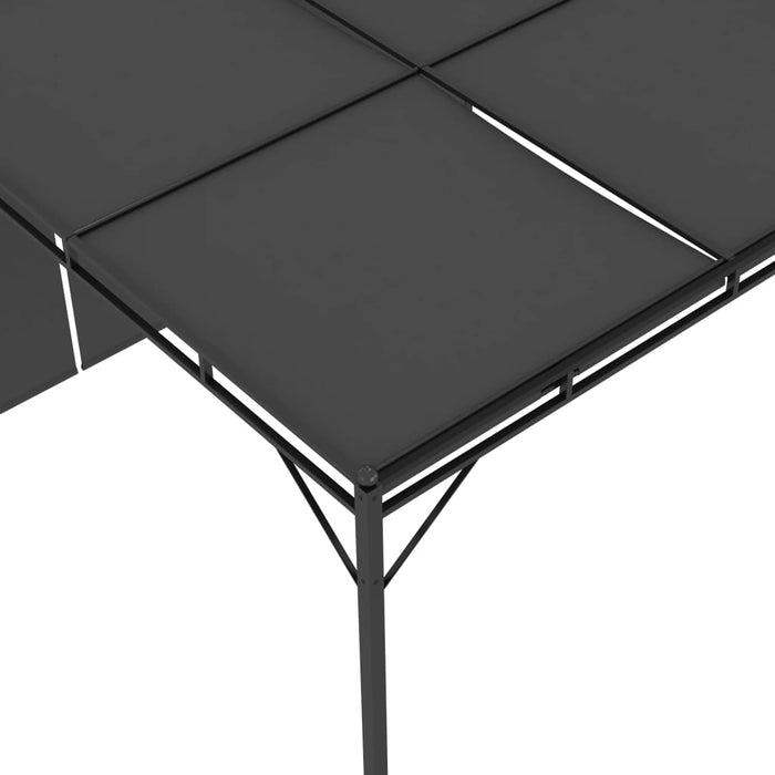 Pavilion de grădină cu perdea laterală, antracit, 3x3x2,25 m - WALTI WALTI