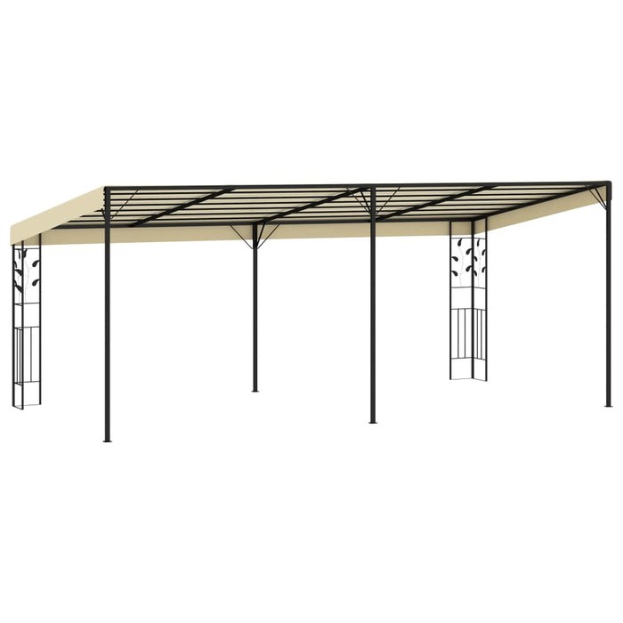 Pavilion de perete, crem, 6 x 3 x 2,5 m - WALTI WALTI