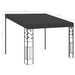 Pavilion de perete, antracit, 3 x 3 x 2,5 m - WALTI WALTI