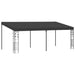 Pavilion de perete, antracit, 6 x 3 x 2,5 m - WALTI WALTI