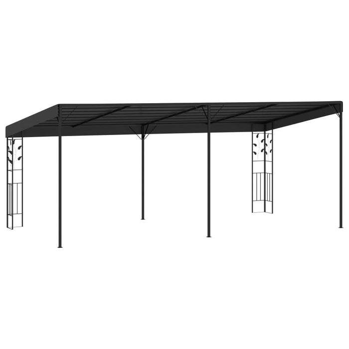 Pavilion de perete, antracit, 6 x 3 x 2,5 m - WALTI WALTI