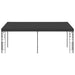 Pavilion de perete, antracit, 6 x 3 x 2,5 m - WALTI WALTI